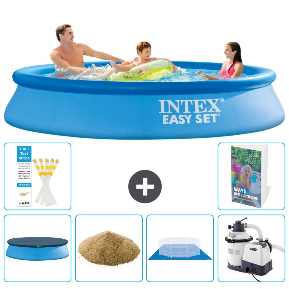 INTEX Basen Easy Set Okrągły - 305x61 cm - 7-częściowy S158