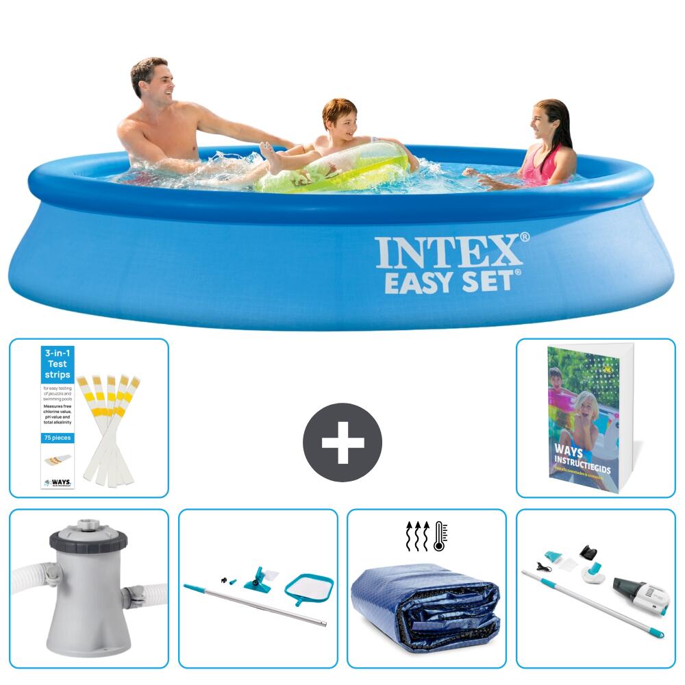 INTEX Basen Easy Set Okrągły - 305x61 cm - 7-częściowy S323