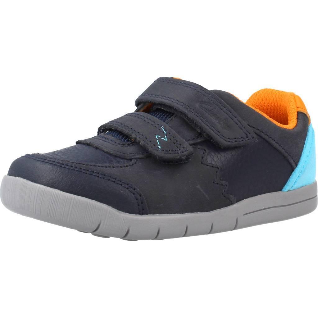 Buty CLARKS REX QUEST T Niebieski