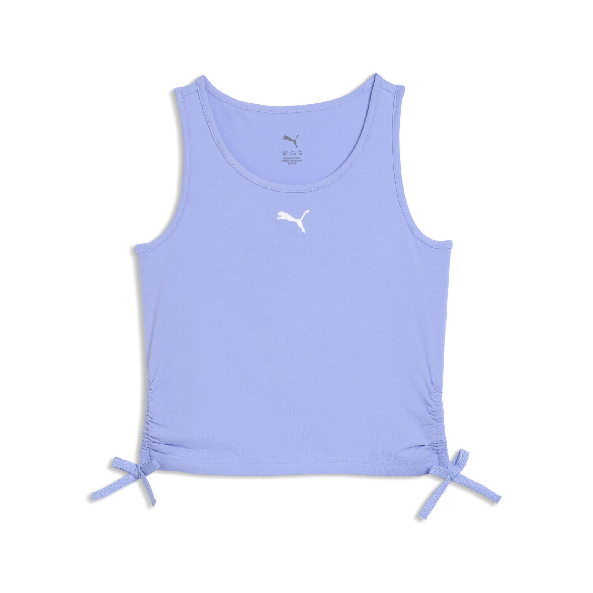 Młodzieżowy wąski top bez rękawów Essentials z wiązaniem PUMA