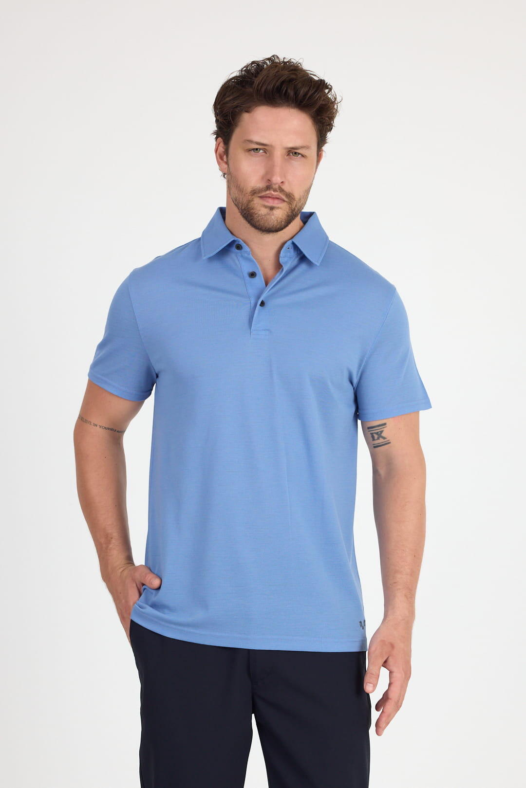 Koszulka Polo z 100% Wełny Merino (170 g/m² - Piqué)