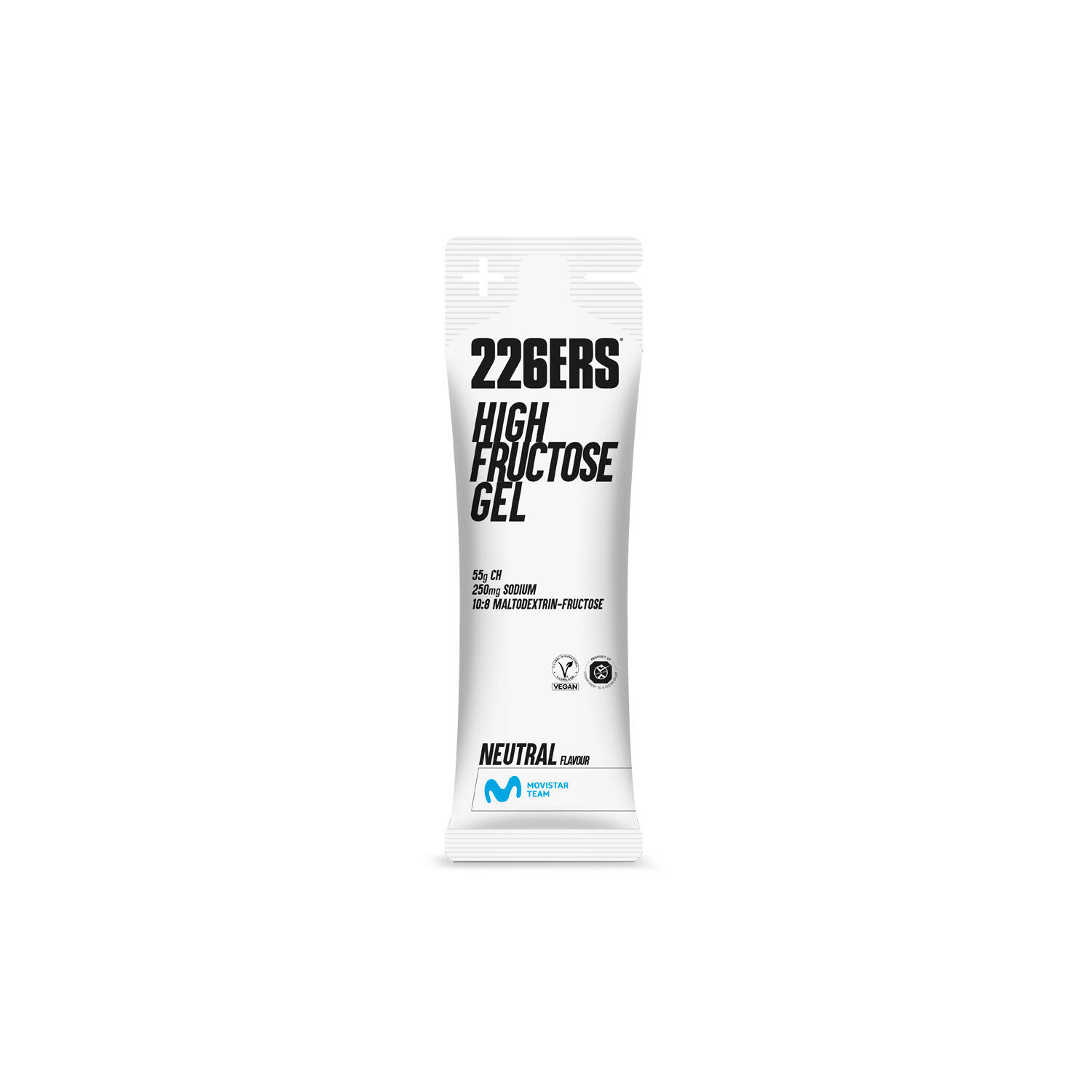 Żel HIGH FRUCTOSE GEL 226ERS - żel wysoko węglowodanowy z sodem 80g - neutralny
