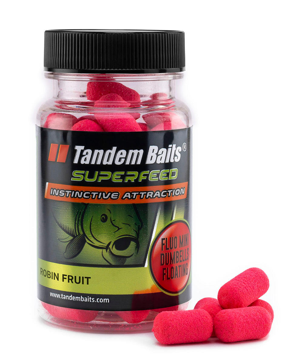 Pływające Mini Dumbells SuperFeed Fluo 30g Robin Fruit