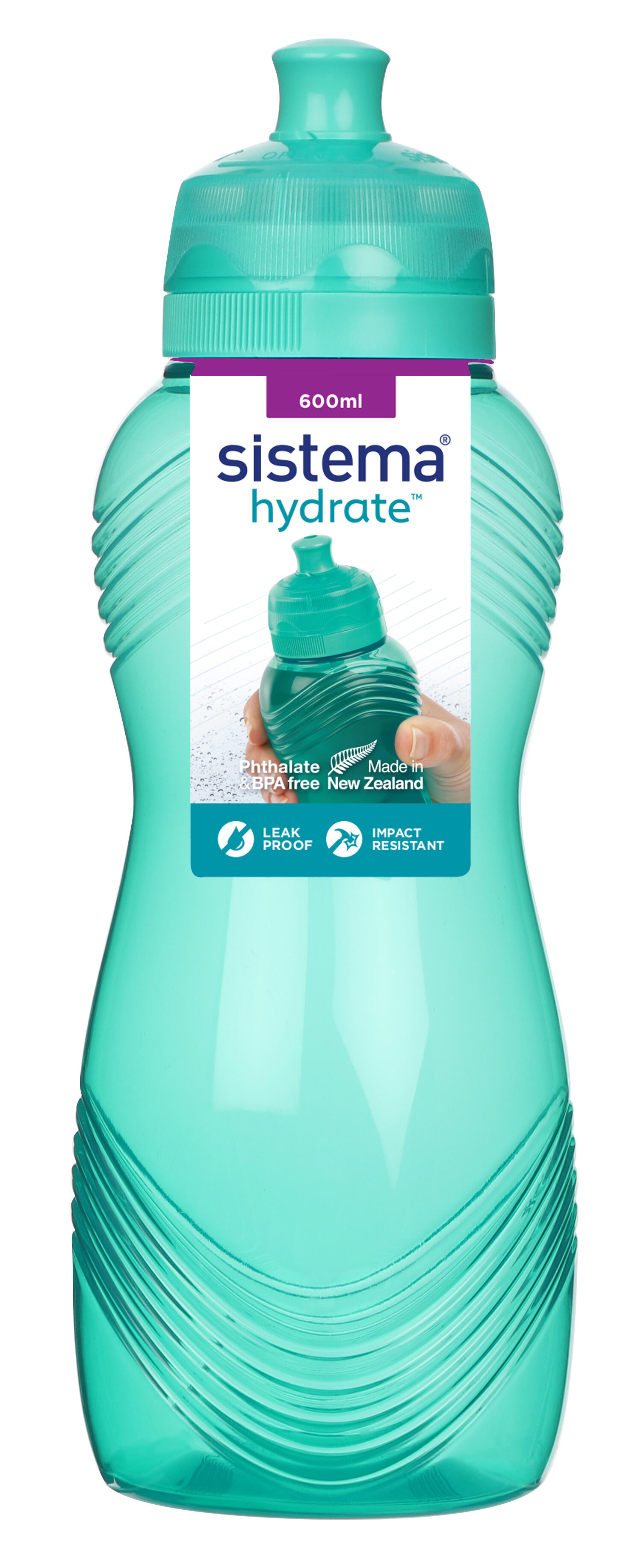 Butelka Hydrate Wave Twist n Sip 600 ml