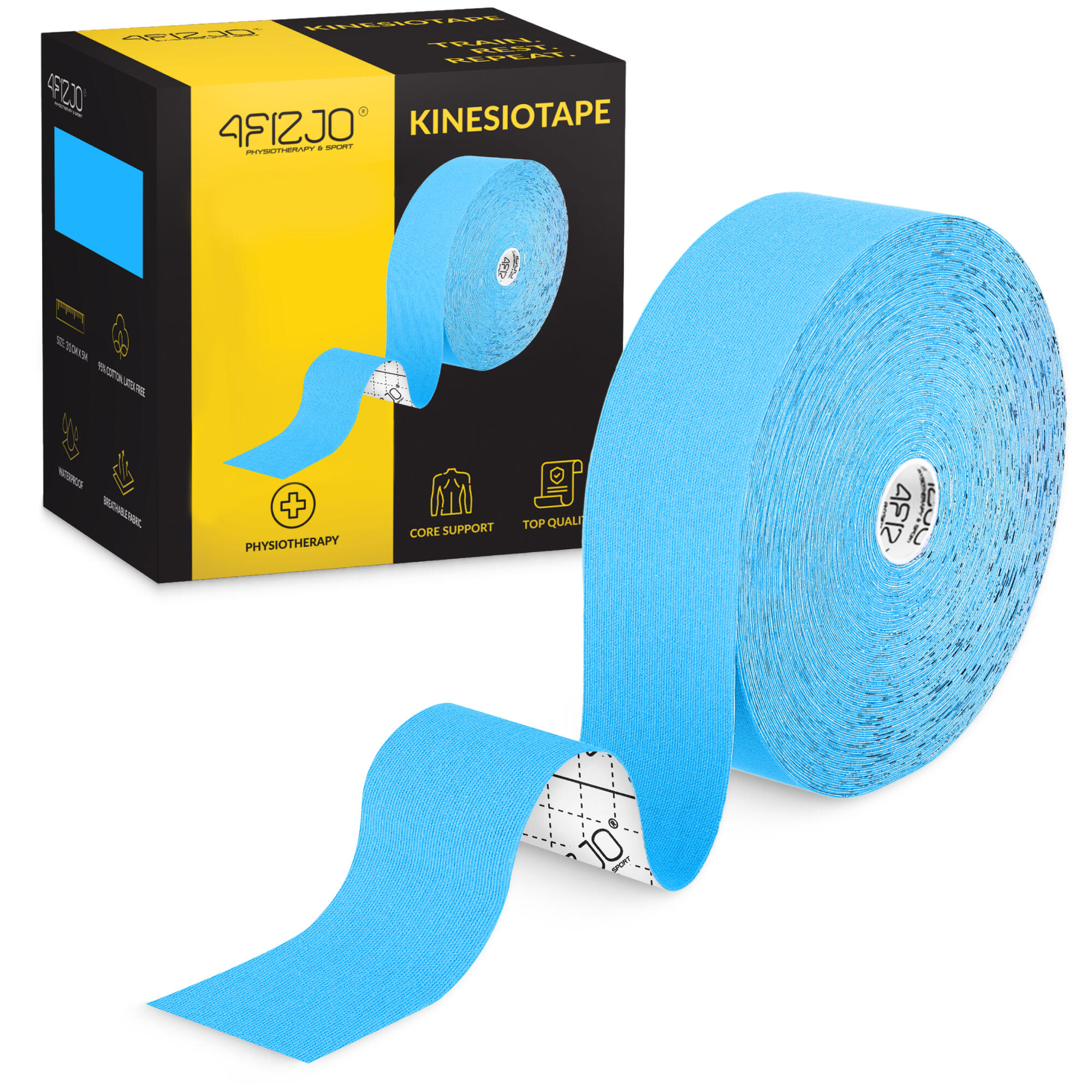 Taśma do kinesiotapingu 5 cm x 31 m