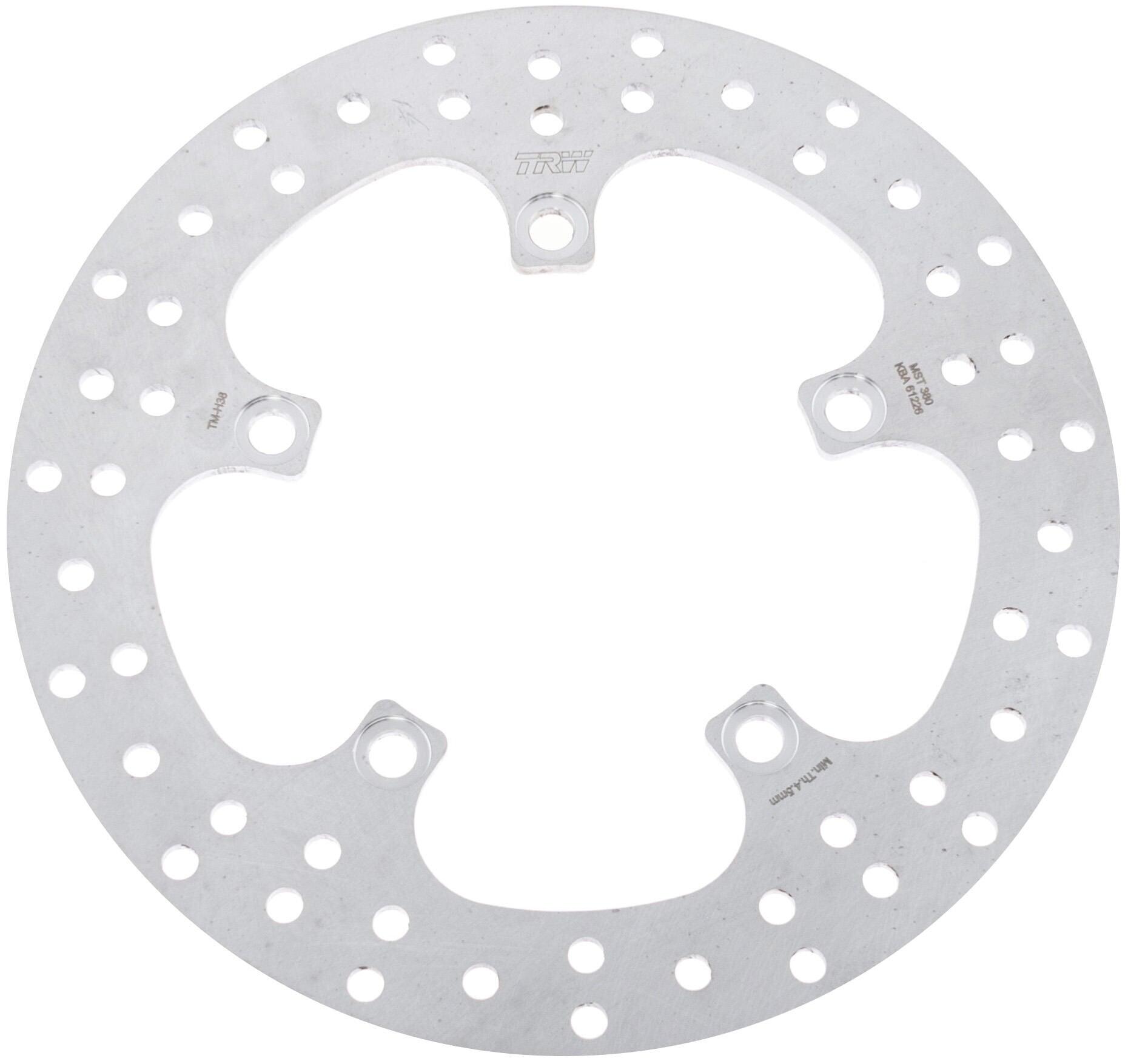 TRW Lucas MST380 tarcza hamulcowa 260 mm tylna sztywna