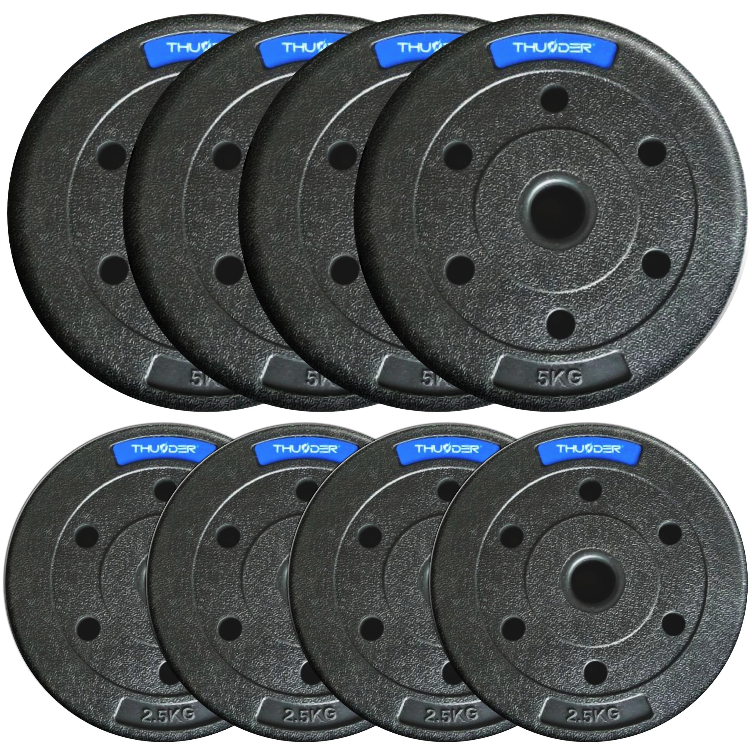 Zestaw obciążeń kompozytowych Thunder SET-B-04-30KG (2x5 4x2,5 8x1,25)