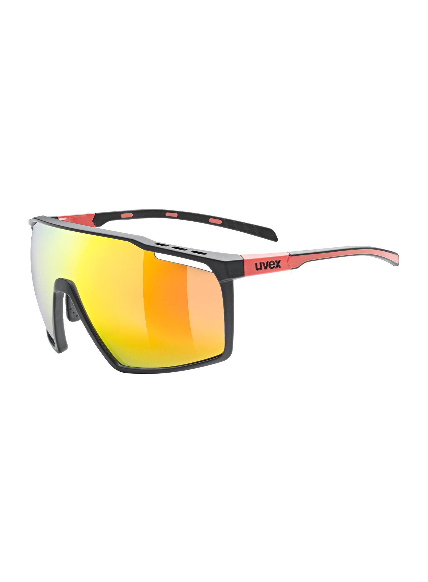 Okulary do biegania Uvex MTN Perform - perform black/red m/mir.red