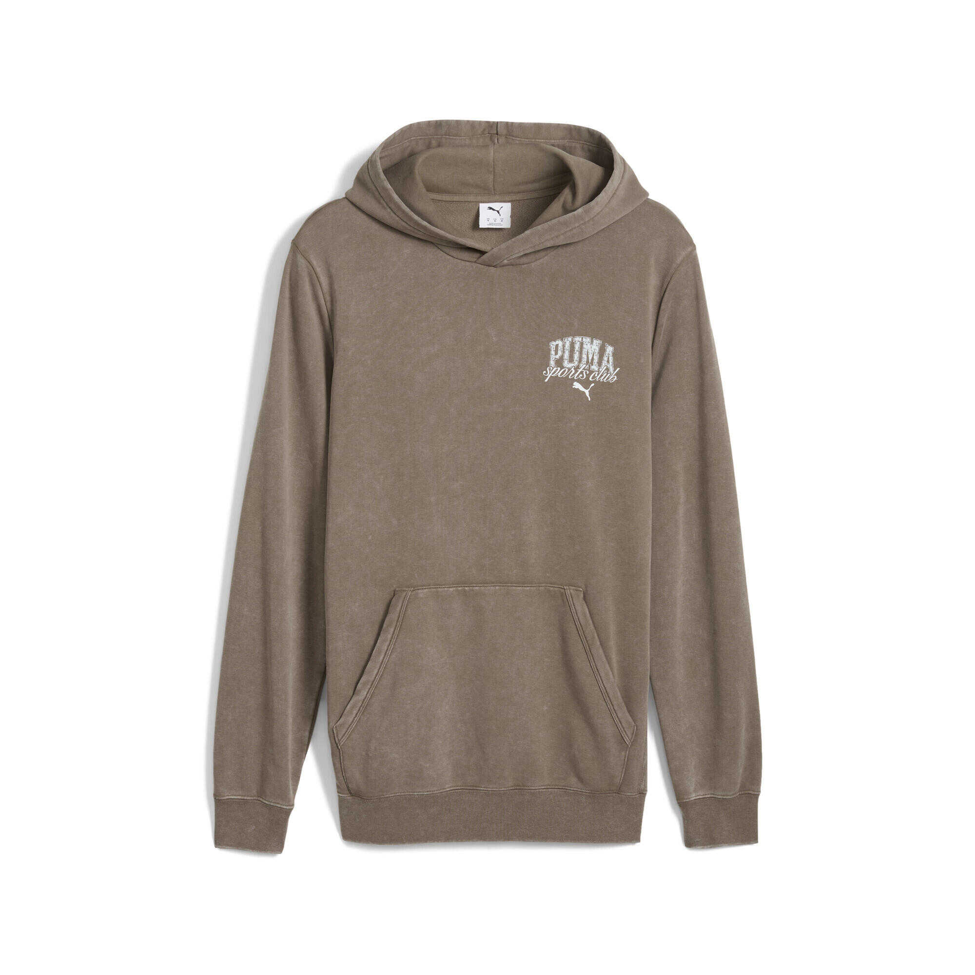 Męska bluza z kapturem z efektem sprania PUMA Class PUMA Totally Taupe Brown