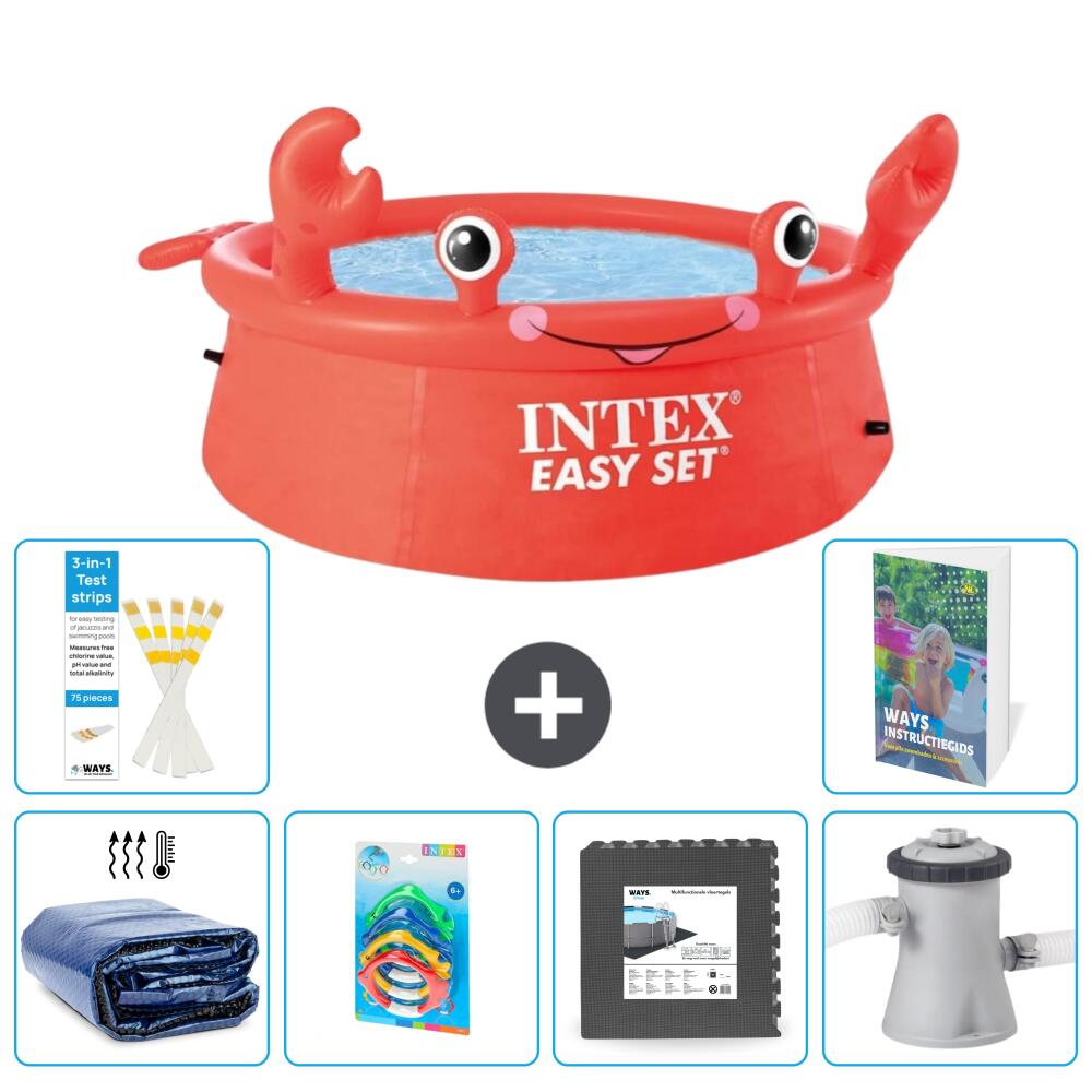 INTEX Basen Easy Set Okrągły - Krab - 183x51 cm - 7-częściowy S3