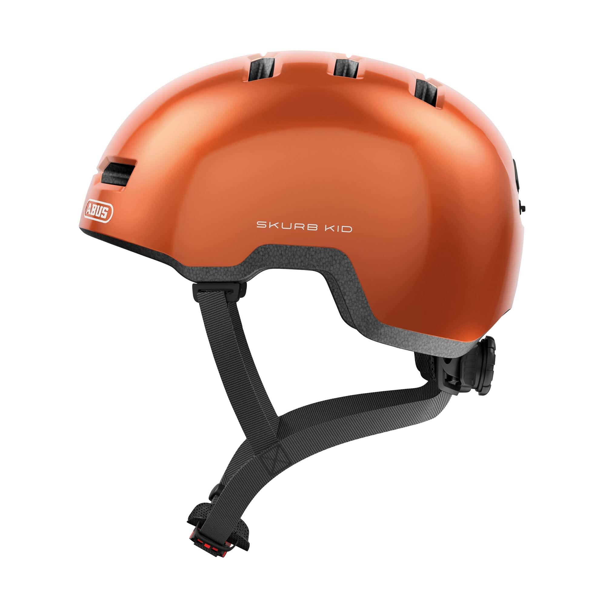 Kask Rowerowy Skurb Kid Goudfish Pomarańczowy