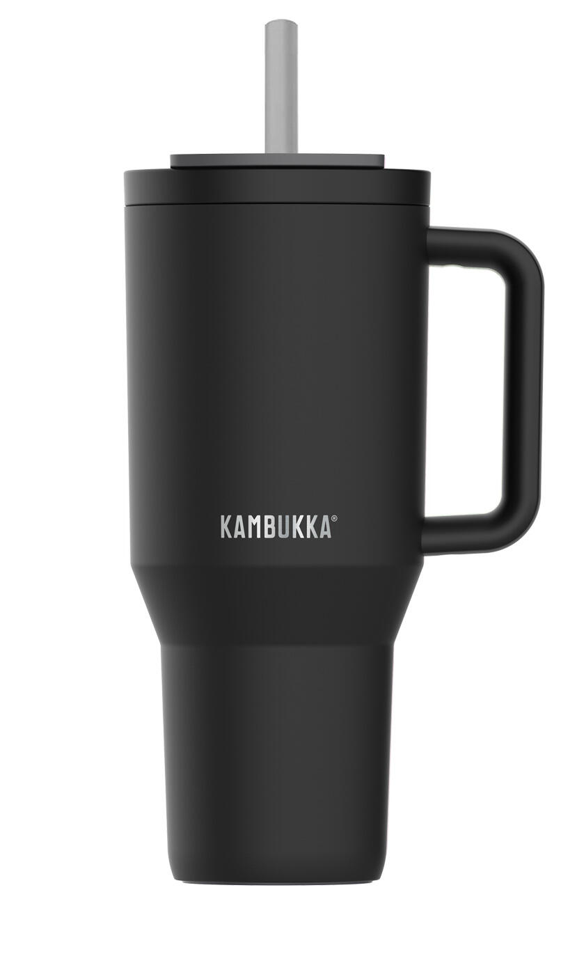 Kubek termiczny ze słomką termos podróżny Kambukka Rio Tumbler 950ml Night Rider