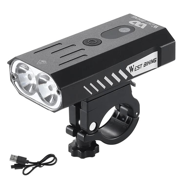 Lampy rowerowe 800 Lumen ultra jasne, mocne, 5 trybów oświetlenia Czarny