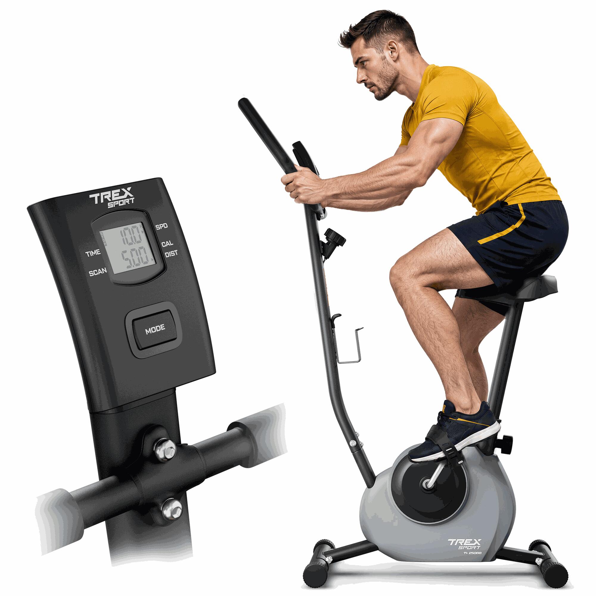 Rowerek treningowy indoor cycling Trex Sport JOLT TX-250BB mechaniczny szary