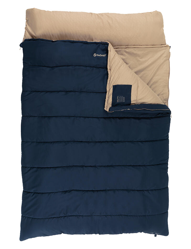 Śpiwór dwuosobowy Outwell Contour Lux Double z poduszkami (-22°C)