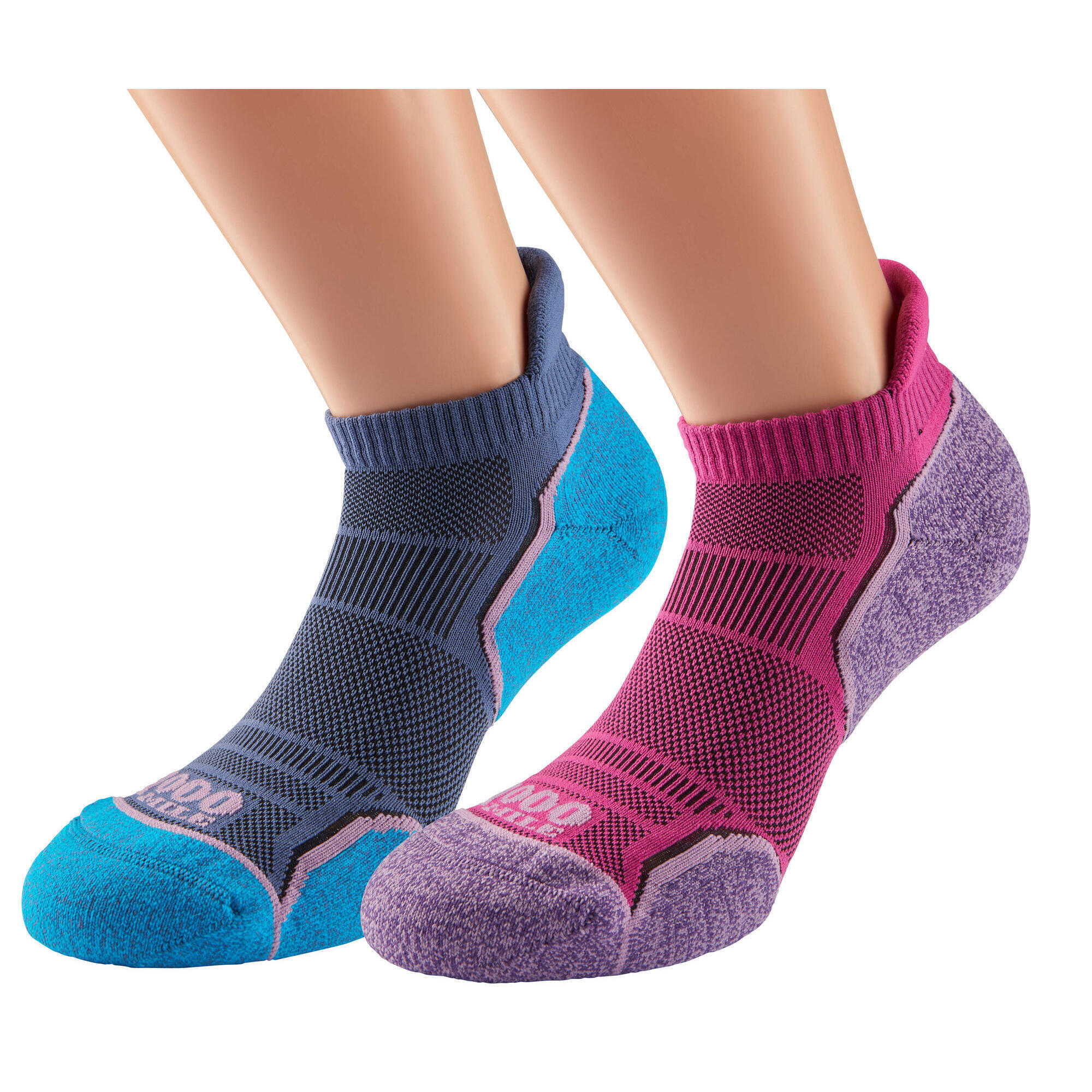 Jednowarstwowe Skarpetki Damskie Run Socklet - 2 Pary