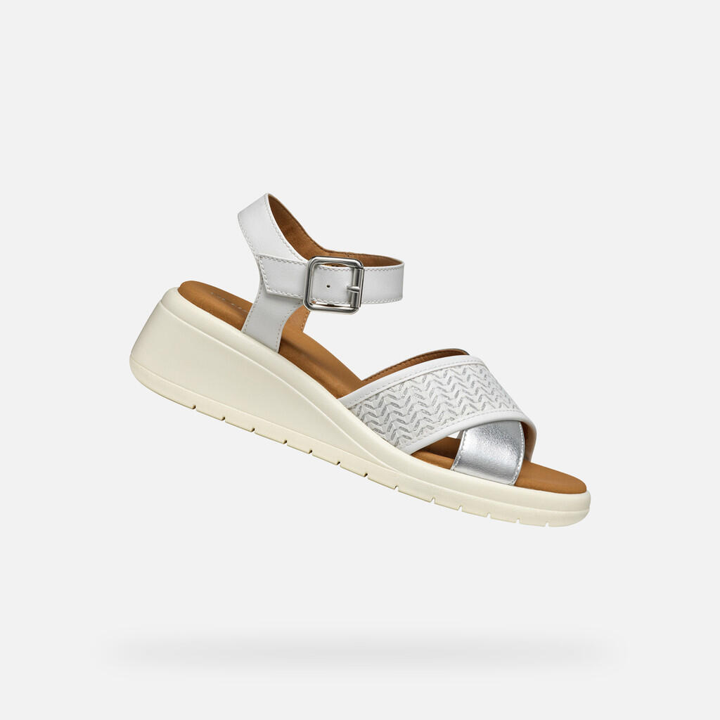 Sandały GEOX D MELICONIA Biały