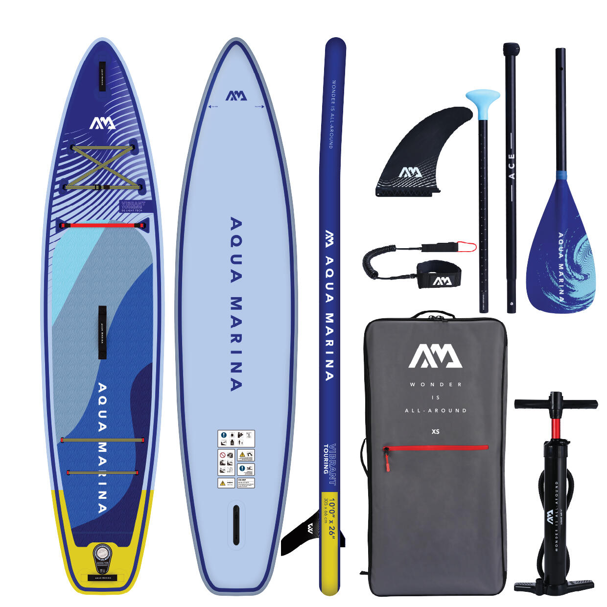 Pompowana deska SUP dla dzieci Aqua Marina Vibrant Touring 10'0 z wiosłem