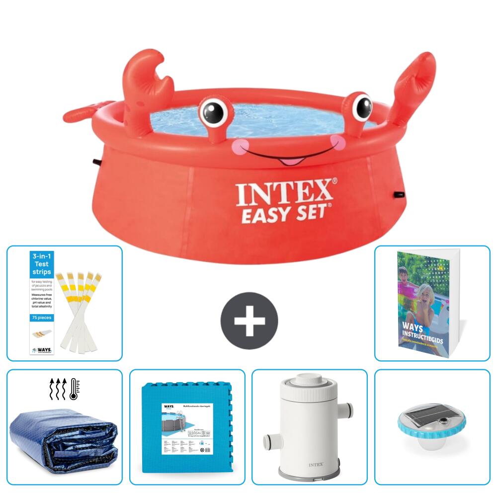 INTEX Basen Easy Set Okrągły - Krab - 183x51 cm - 7-częściowy S152