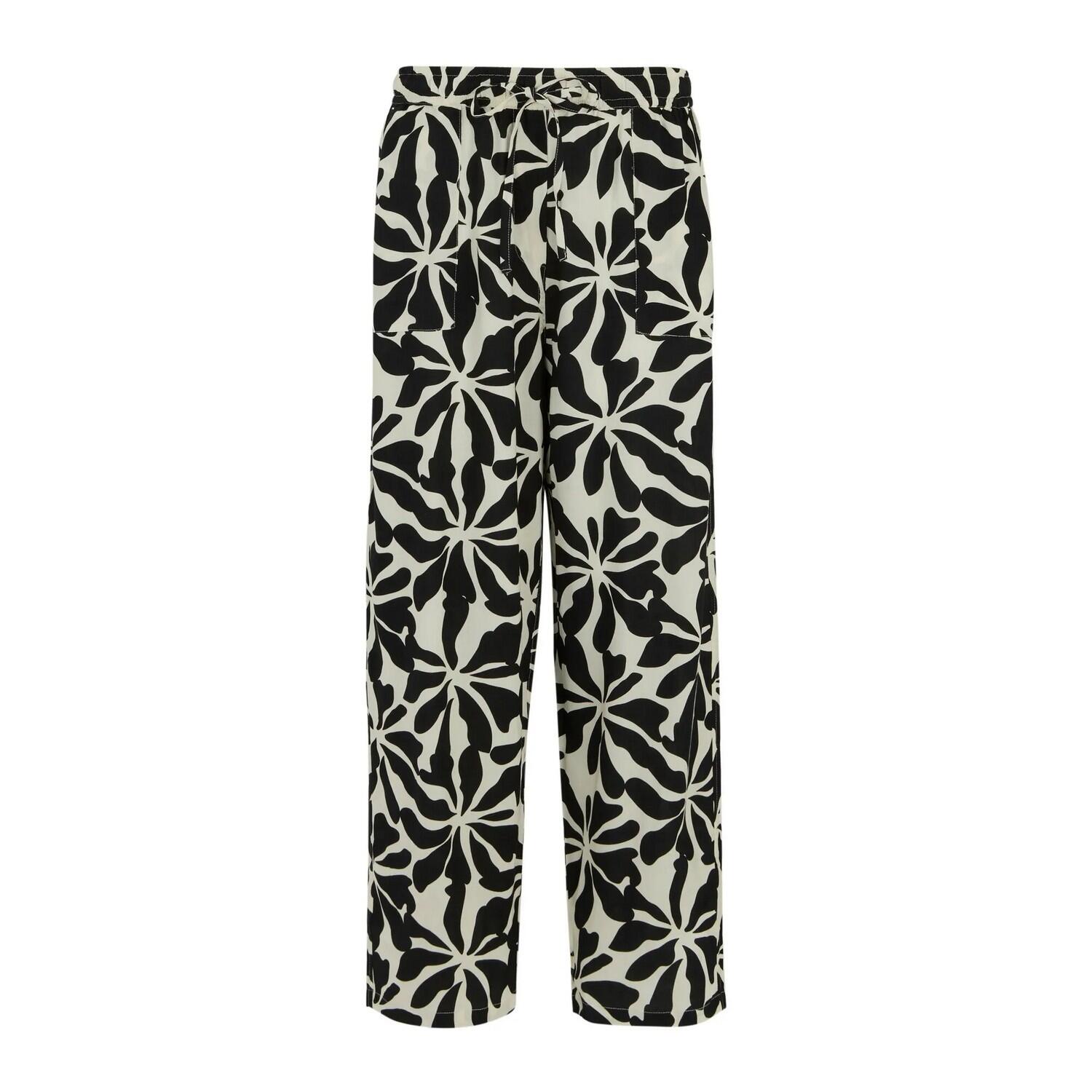 Spodnie Damskie Elbrie Abstract Floral