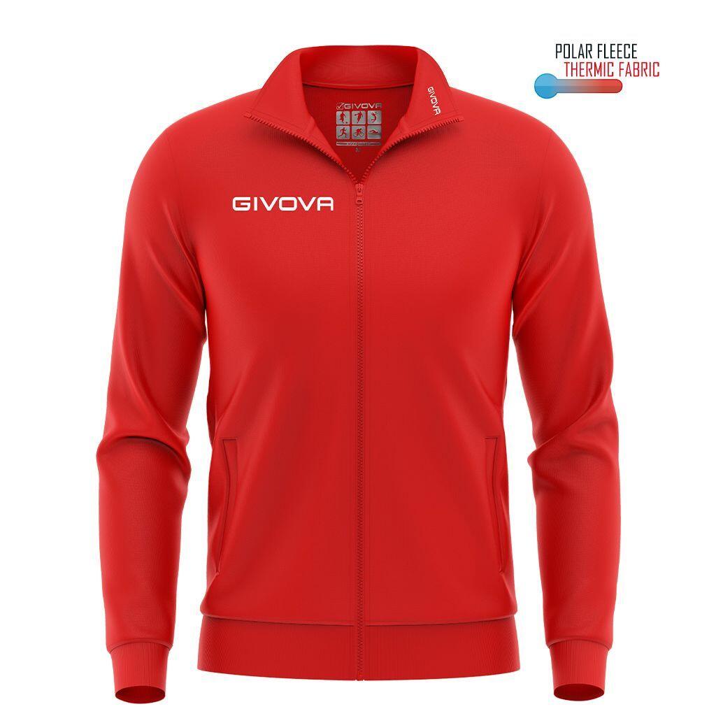 Bluza sportowa Givova Polarfleece Mono 500 Red