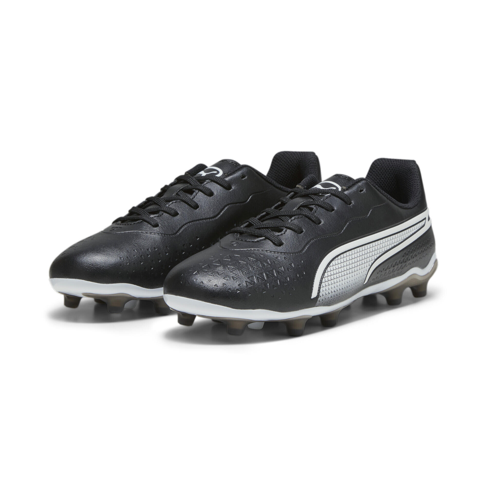 Młodzieżowe buty piłkarskie FUTURE MATCH FG/AG PUMA Black White