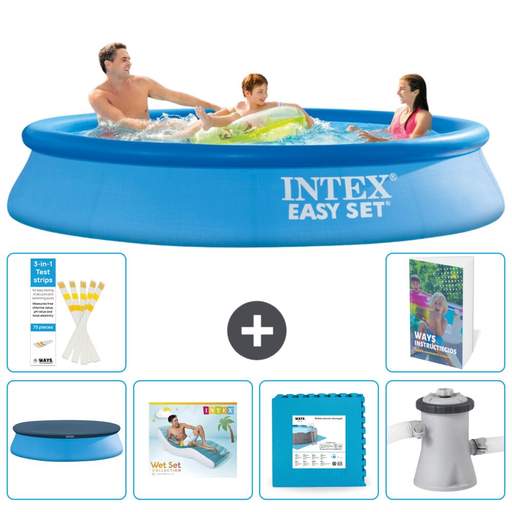 INTEX Basen Easy Set Okrągły - 305x61 cm - 7-częściowy S129