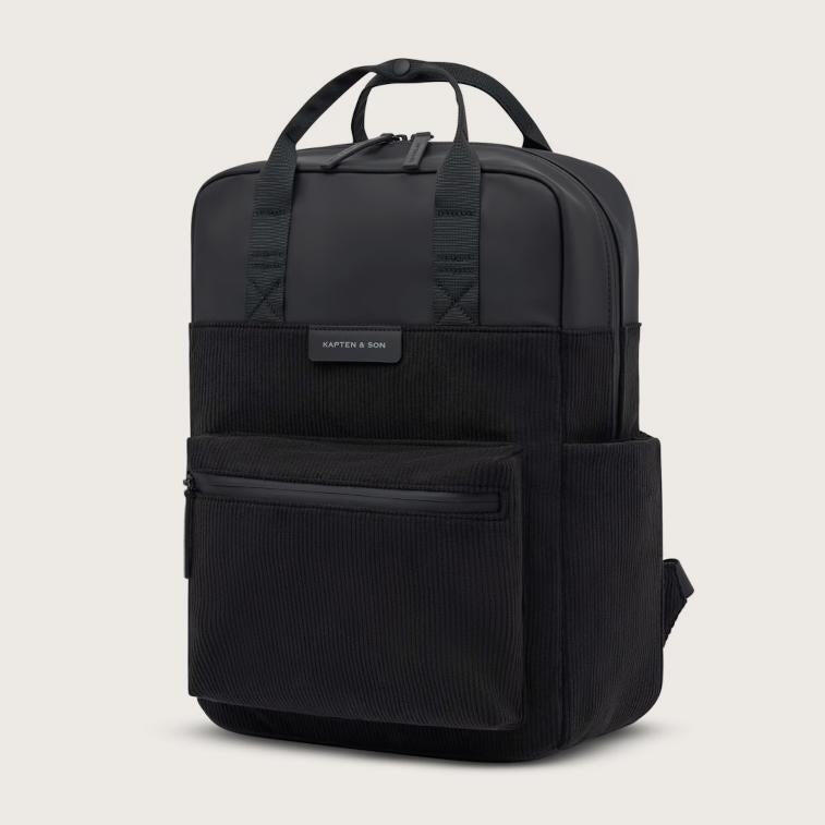 Plecak Kapten & Son Bergen Pro Cord Czarny