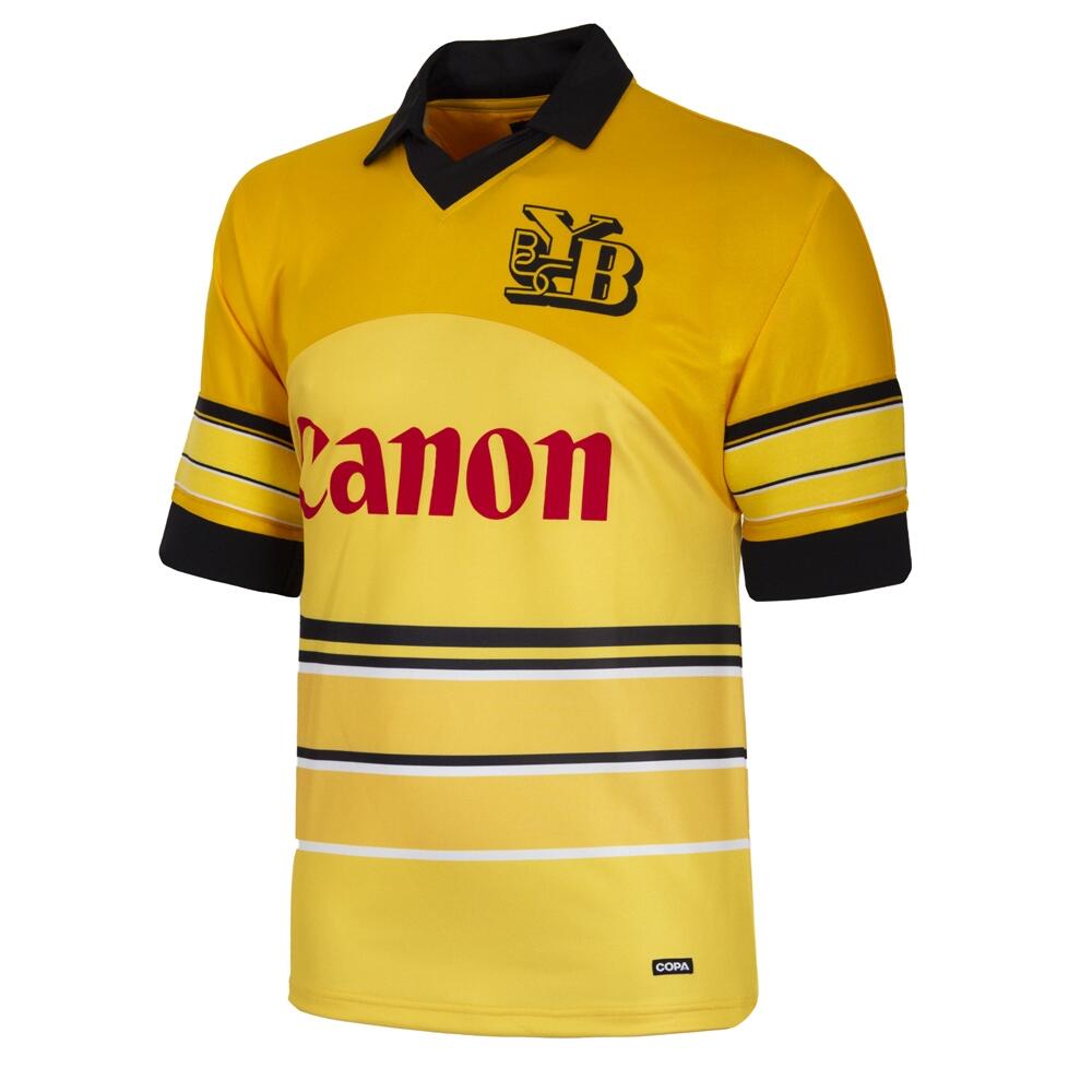 Koszulka retro piłkarska dla dorosłych - BSC Young Boys 1981/83 - Żółty