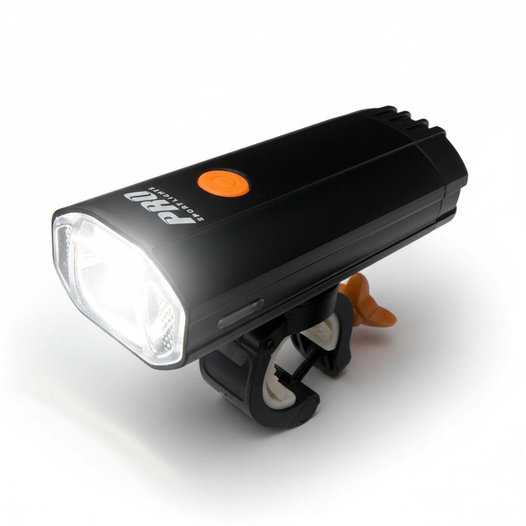 Przednia lampka rowerowa LED 1200 lumenów ładowana przez USB