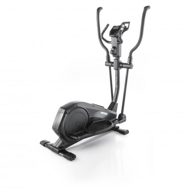 Rower eliptyczny - Optima 100 - Czarny - LCD Ekran - Bluetooth