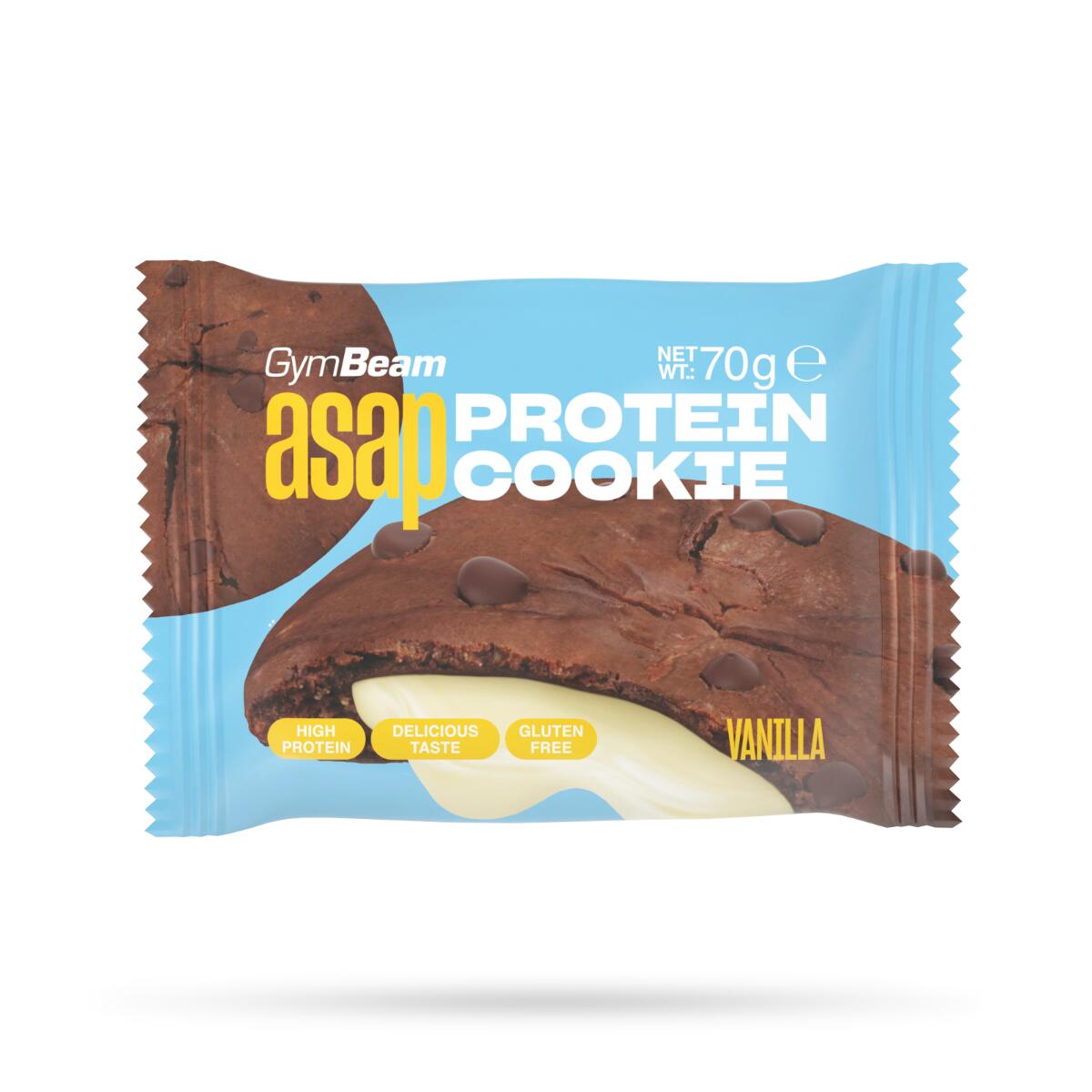 Ciastko proteinowe GymBeam ASAP 70 g vanilla