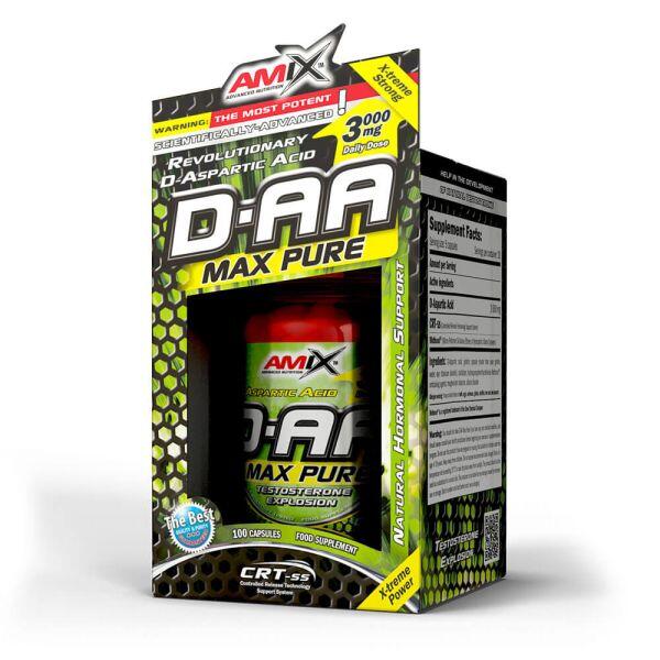 D-AA Max Pure (kwas asparaginowy) - 100 kapsułek Amix Nutrition