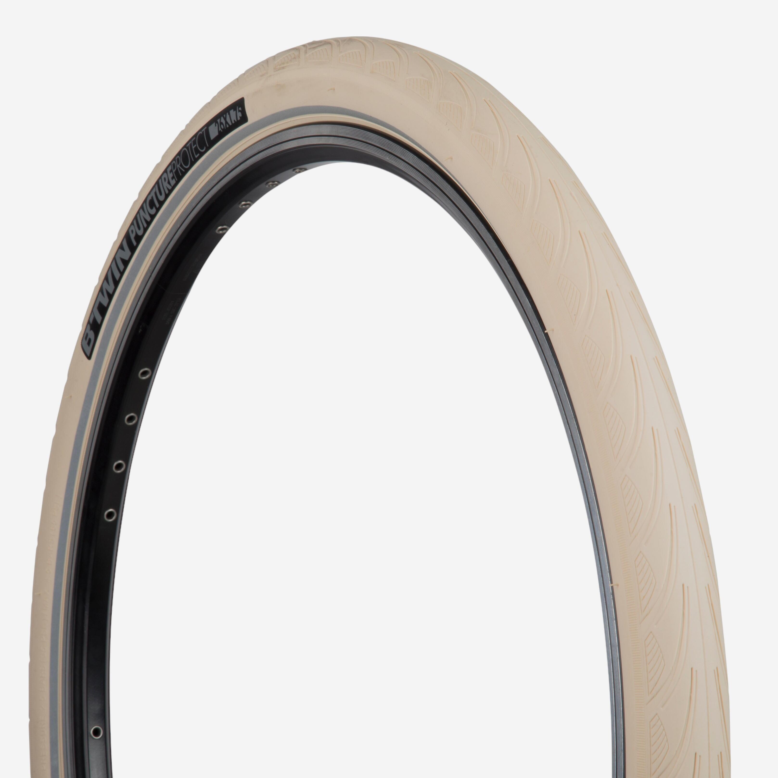 Opona rowerowa miejska Decathlon City 5 Protect 26x1,75 / 44-559
