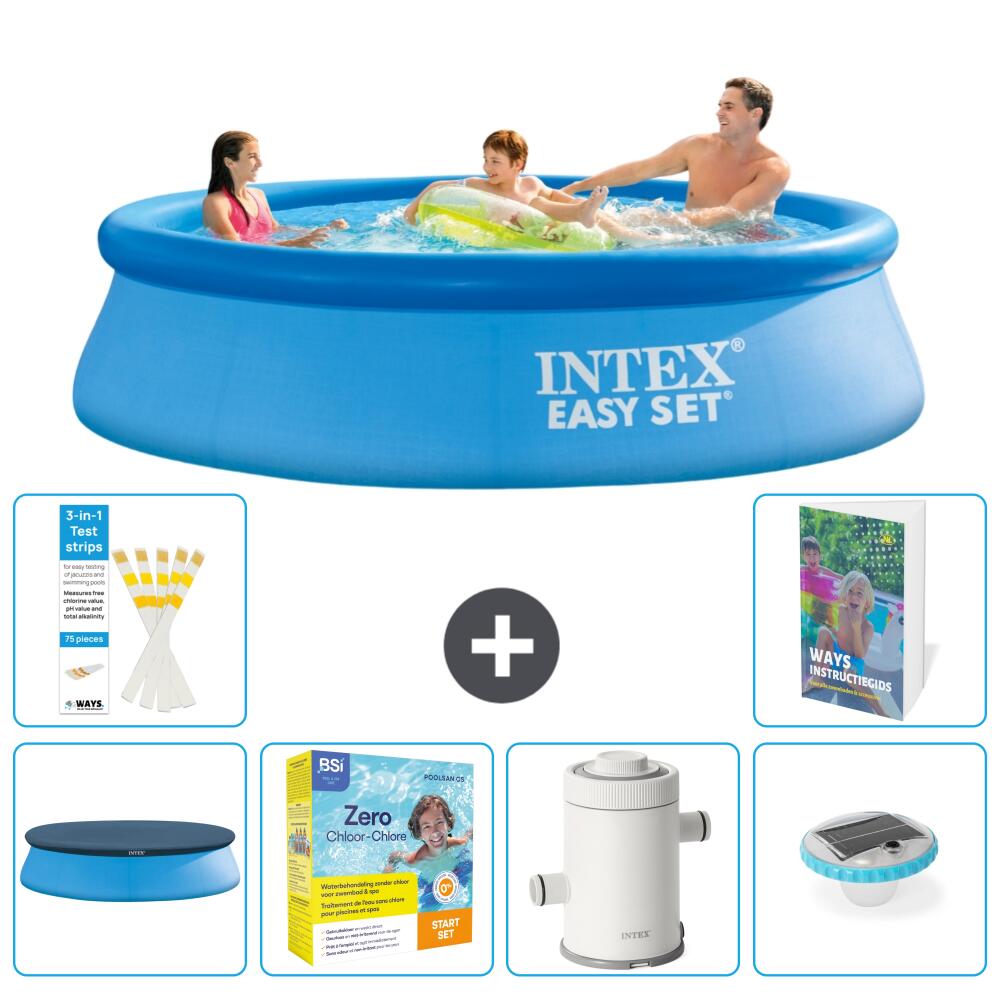 INTEX Basen Easy Set Okrągły - 305x76 cm - 7-częściowy S32