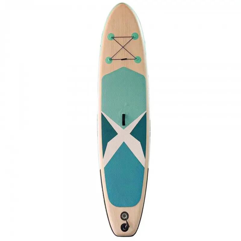 Deska SUP Pantin 320x76x15 cm z wiosłem, niebieska wielokolorowa