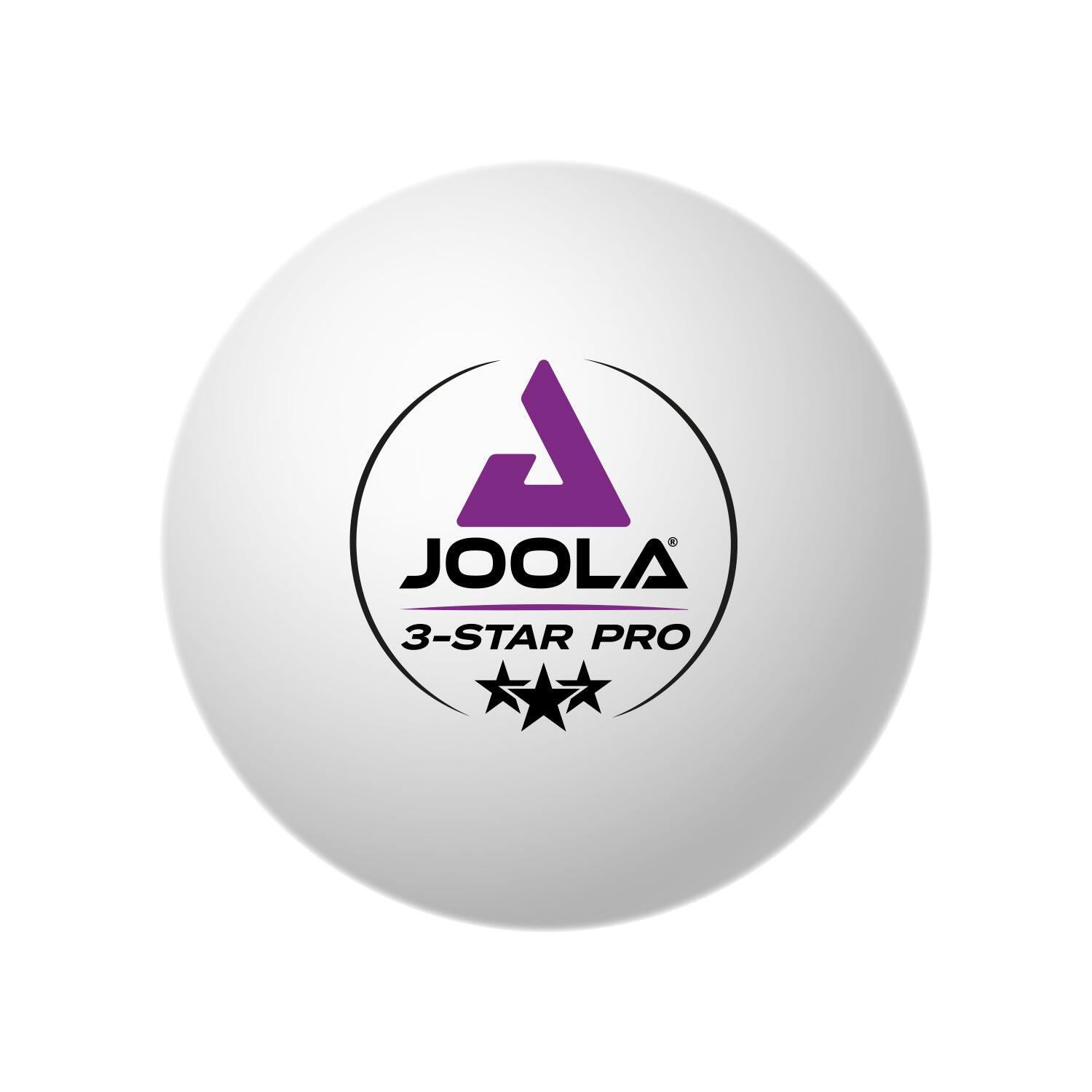 Piłeczki do tenisa stołowego JOOLA 3-Star Pro białe 24 szt.