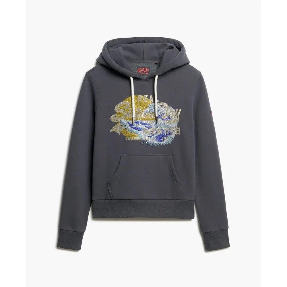Bluza damska z kapturem Superdry Vintage Logo Tokyo