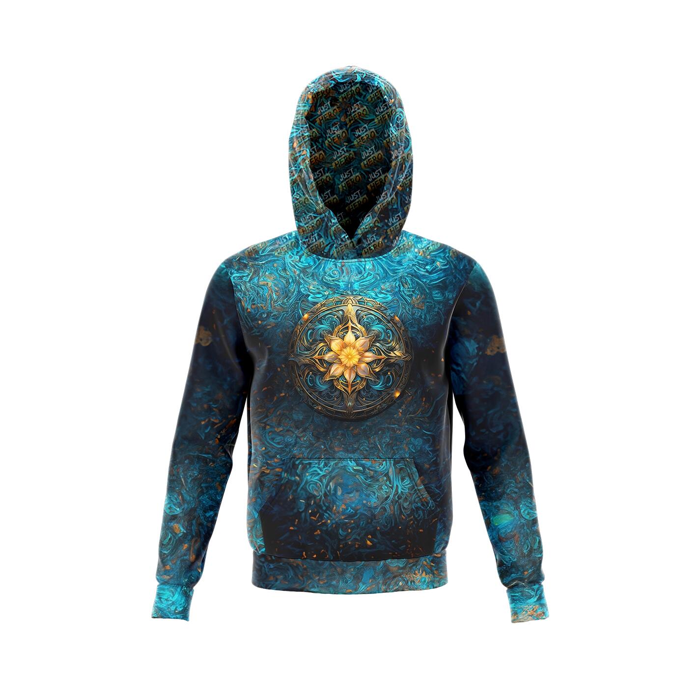 Bluza kangurka sportowa z kapturem unisex wygodna ART MANDALA