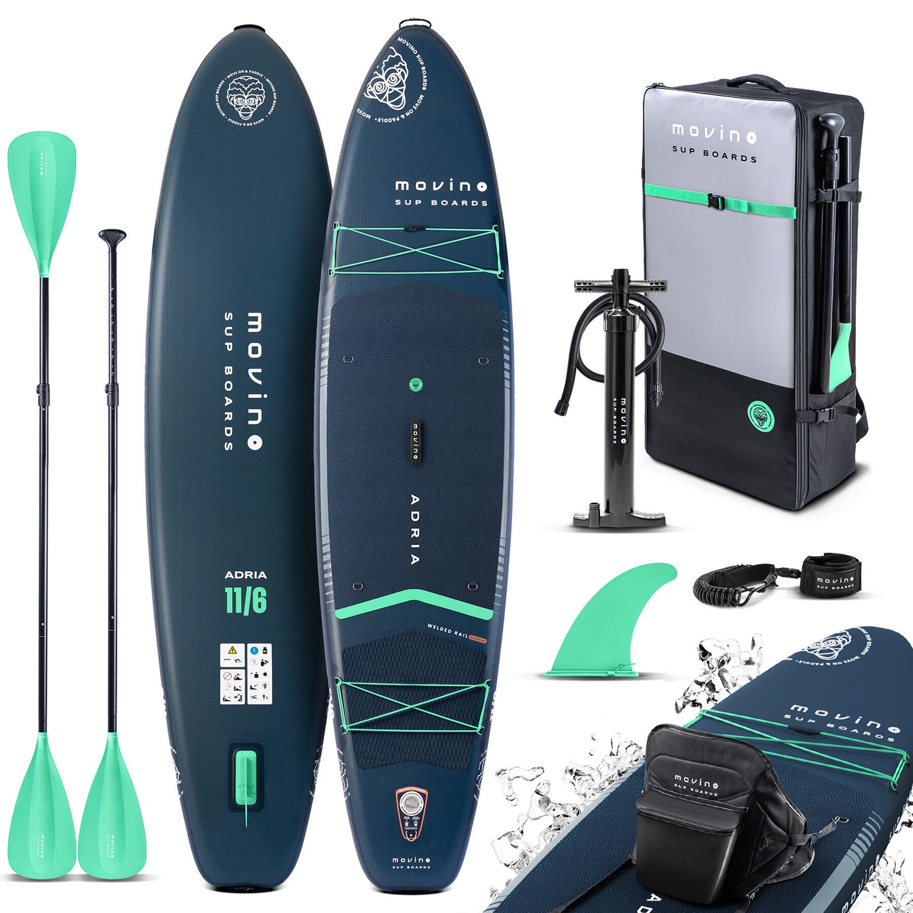 Deska SUP Allround 11’6” Movino Adria (350cm) 350 NBM-9006