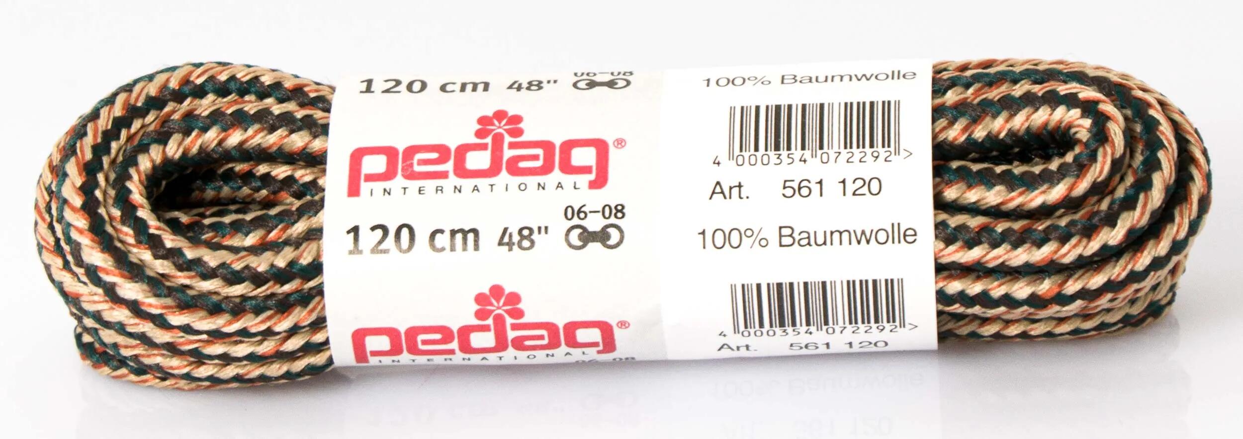Pedag extra mocne sznurowadła 120 cm, mix 3 kolorów