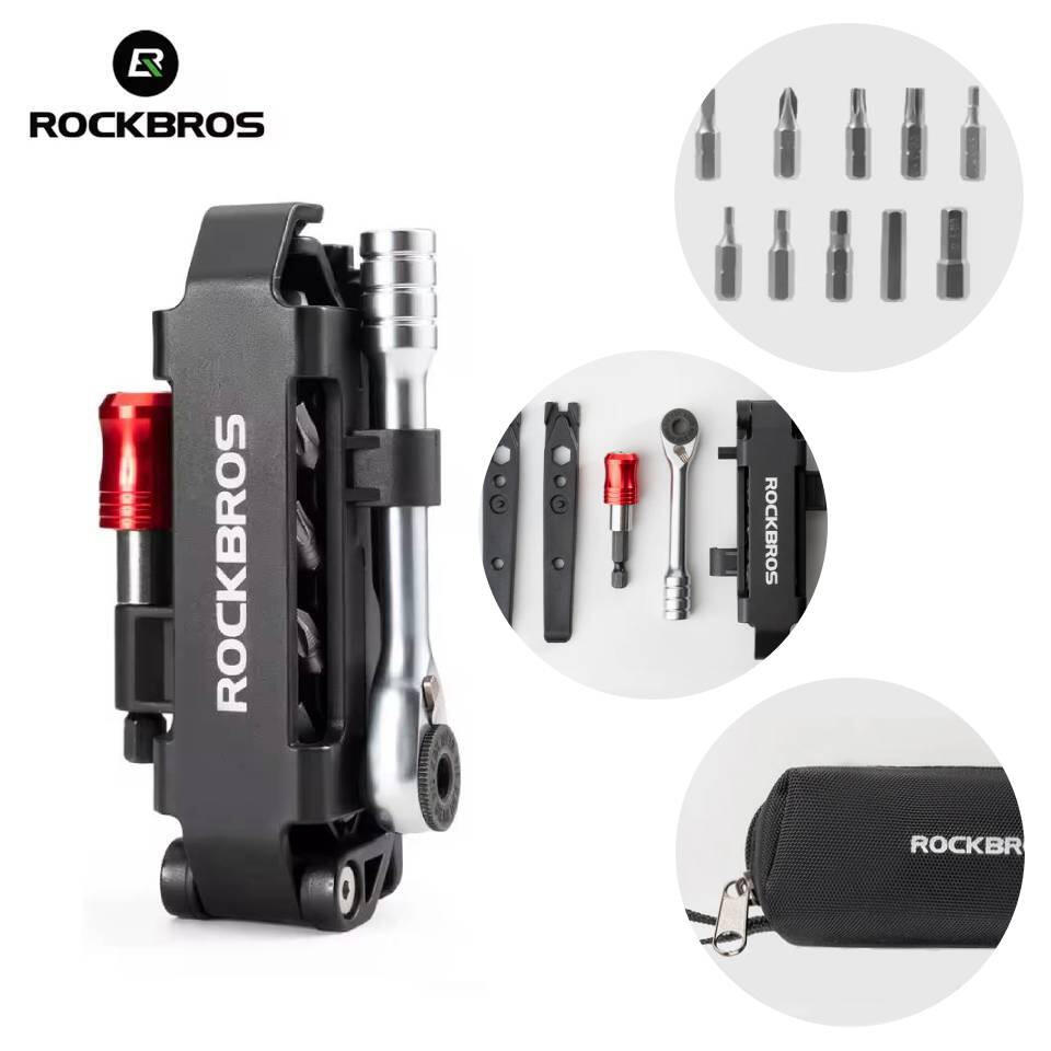 Narzędzie wielofunkcyjne, multitool, klucz grzechotka, klucze do roweru,Rockbros