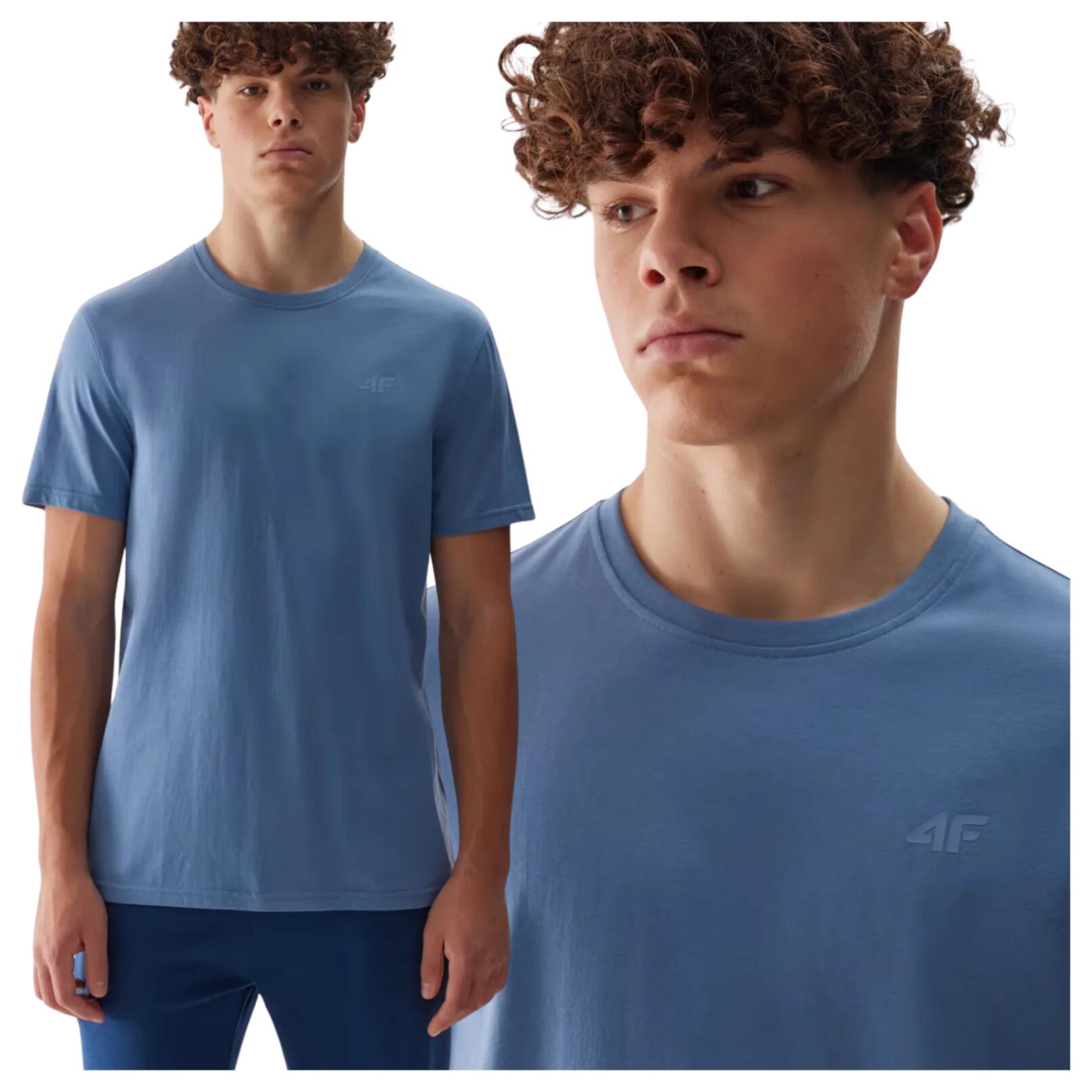 T-shirt męski bawełniany 4F 4FWSS25TTSHM3096