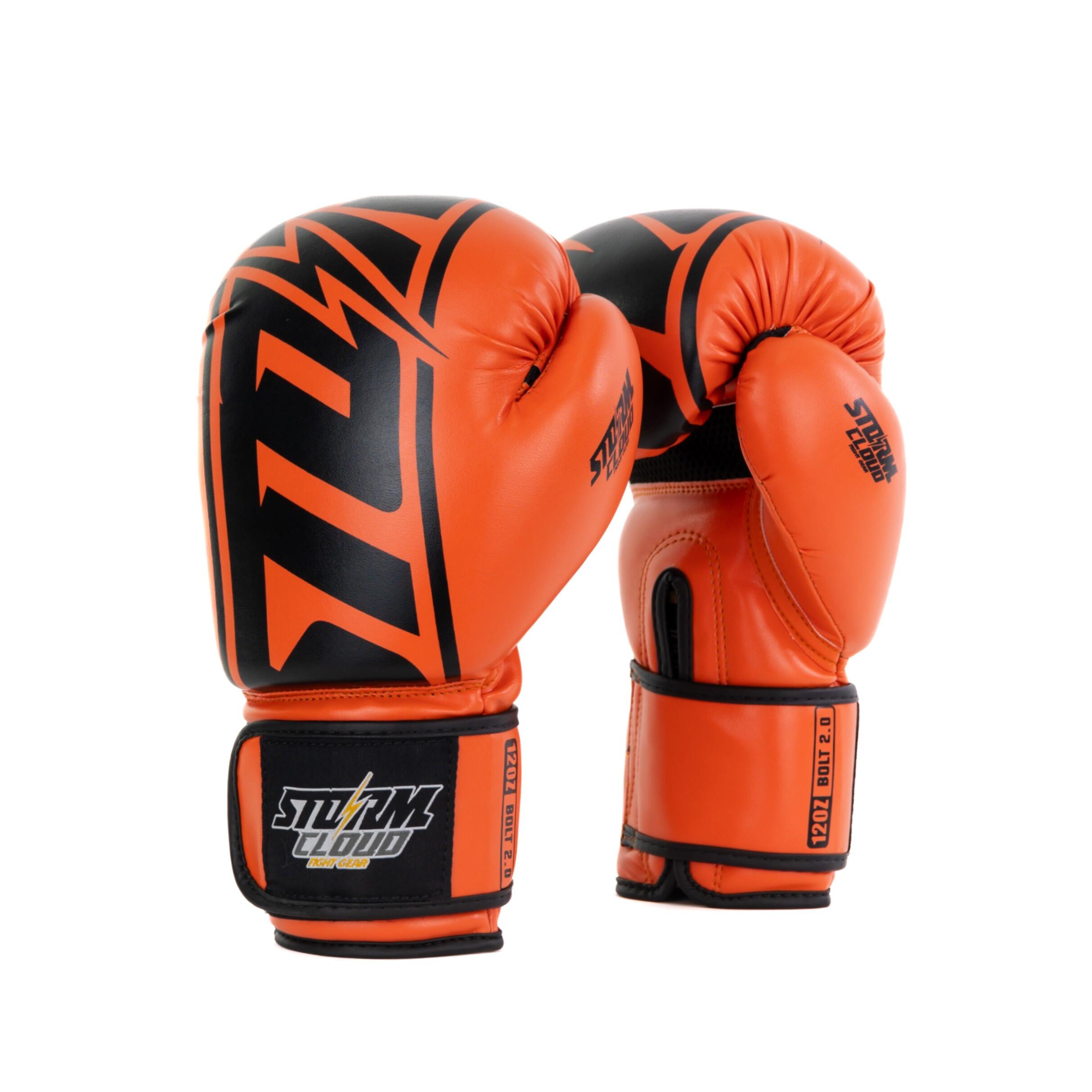 Rękawice bokserskie StormCloud Bolt 2 Pomarańczowe 14oz