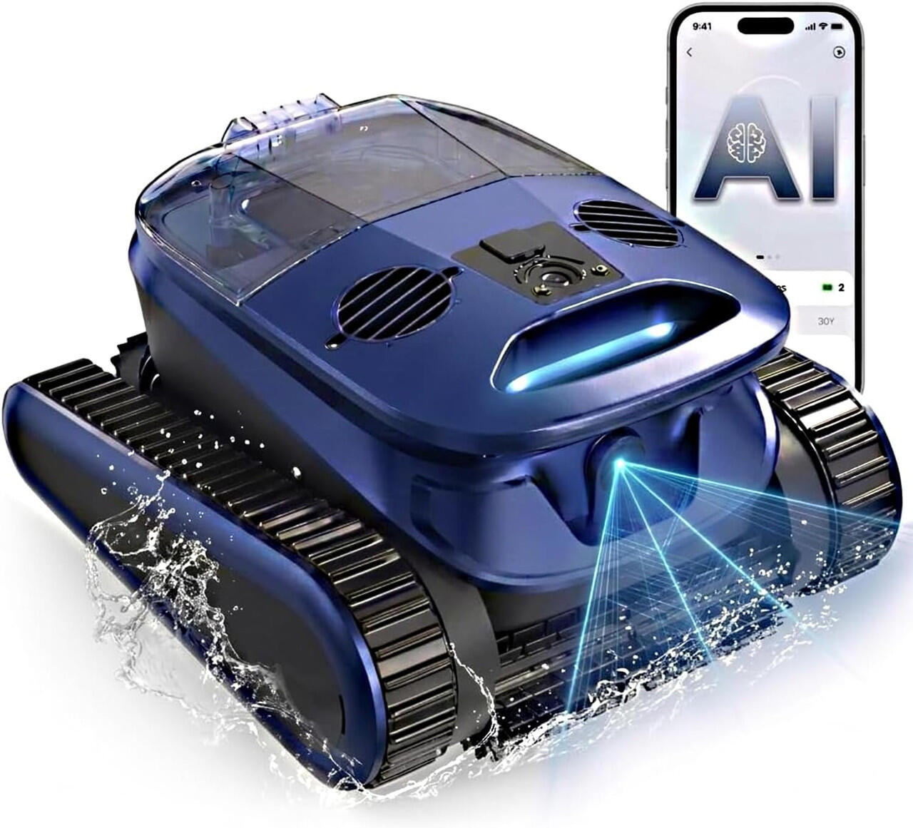 U9 PRO Robot czyszczący basen do dna, ścian i linii wodnej, z aplikacją