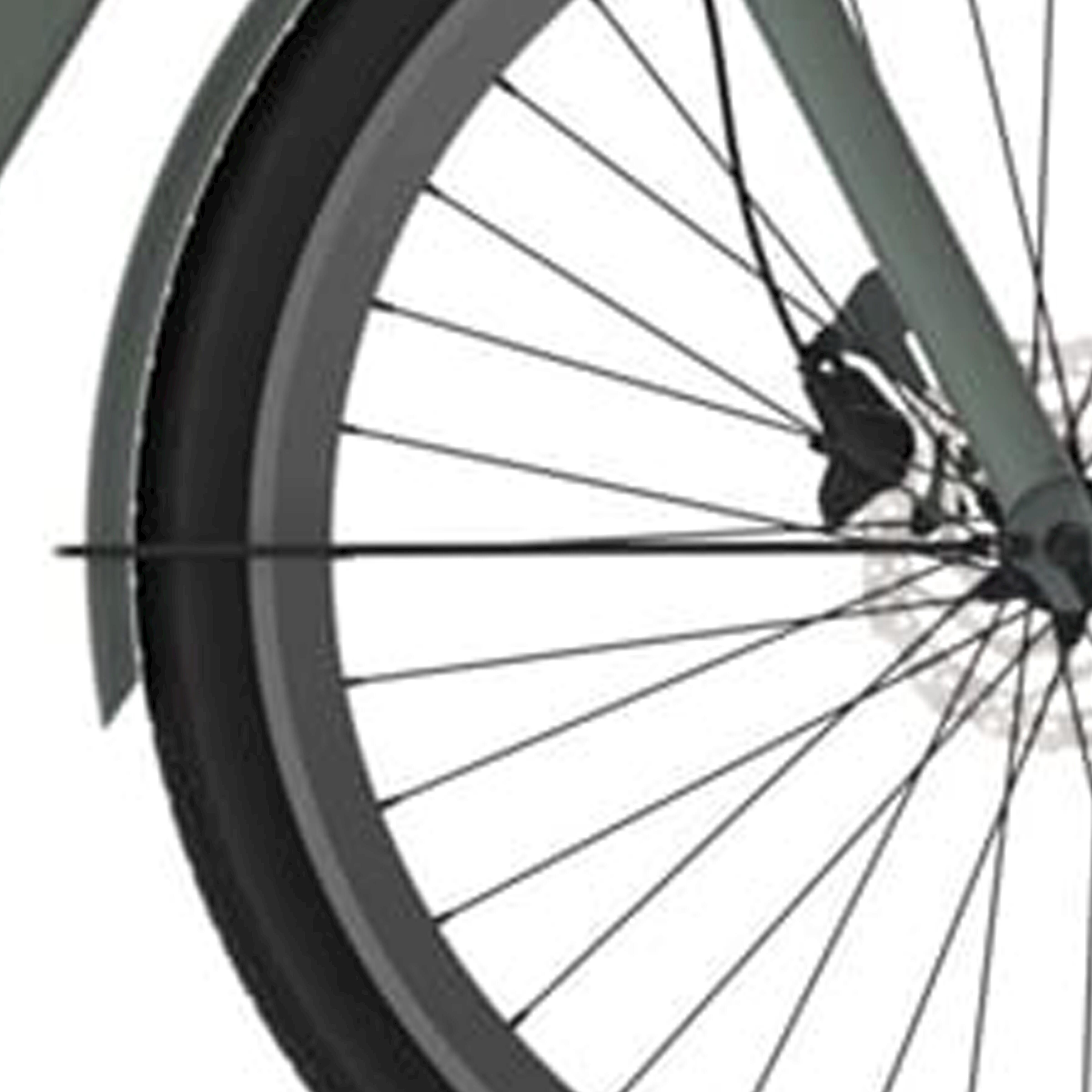 Cortina E-Nite błotnik 28 Titanic Green Matt L355mm