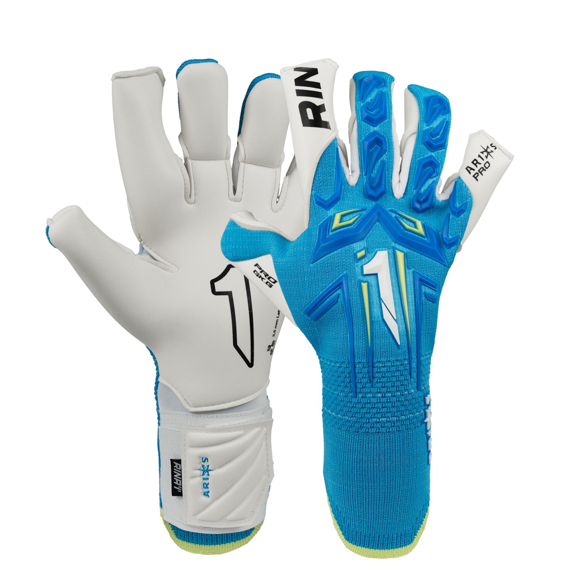 Rękawice bramkarskie Rinat Aries X Pro Niebieski