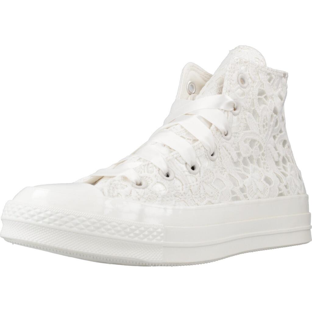 Buty CONVERSE CHUCK 70 CROCHETED SATIN Biały