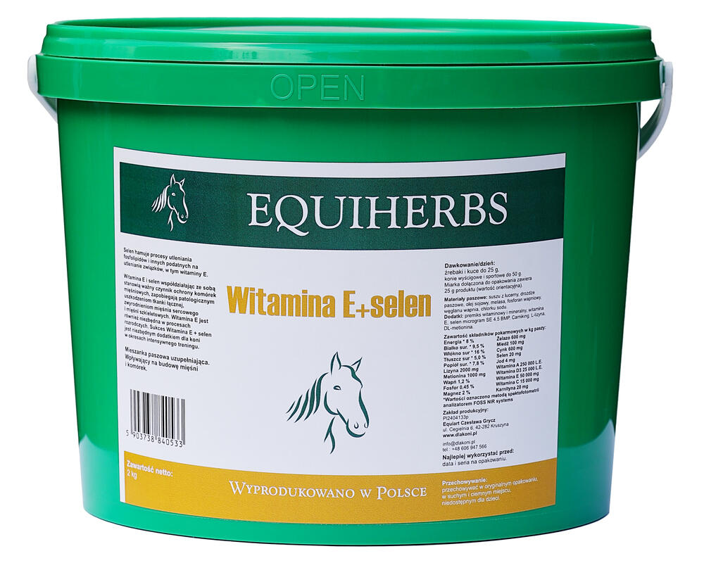 Witamina E+selen EQUIHERBS