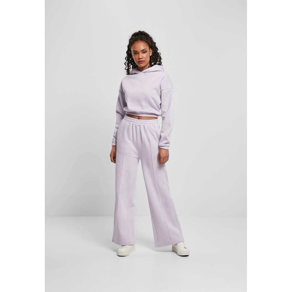 Spodnie damskie Urban Classics straight pin tuck-duże rozmiary
